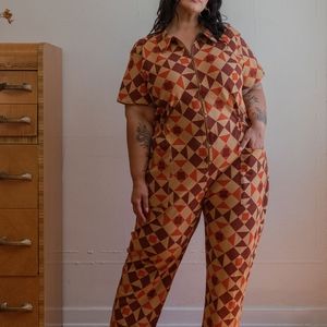 Noble Rose's Quilt Jumpsuit